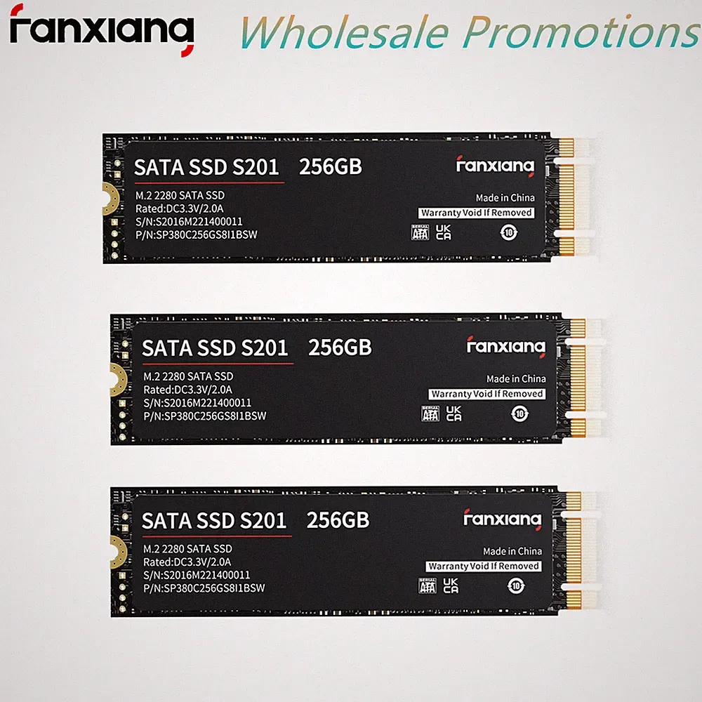 Fanxiang M.2 SATA SSD 256GB NGFF TLC M2 2280 Internal Solid State Drive Disk LOT