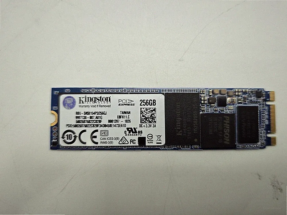 KINGSTON 256GB SATA M2 SSD SOLID STATE DRIVE - BLUE