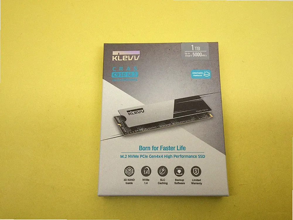 KLEVV CRAS C910 1TB M.2 2280 NVMe PCIe Gen4x4 Internal SSD K01TBM2SP0-C91 New