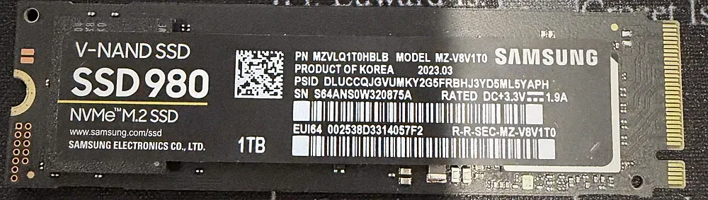 Samsung 980 1TB SSD, PCIe 4.0 x 4 M.2, M.2 2280 Internal Solid State...