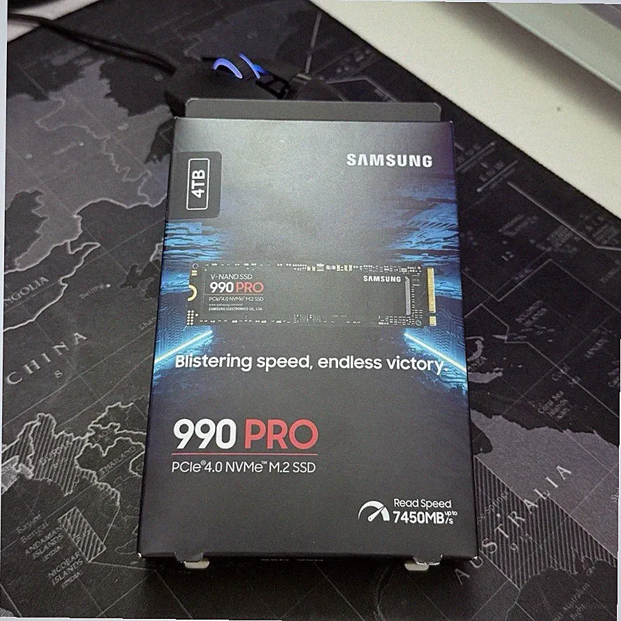 Samsung 990 PRO 4TB M.2 2280 PCIe 4.0 NVMe Internal SSD V-NAND, 7450MB/s