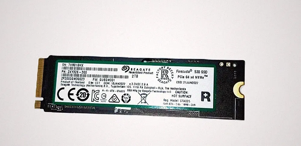 Seagate FireCuda 530 2TB Internal Solid State Drive M.2 PCIe Gen ZP2000GM30023
