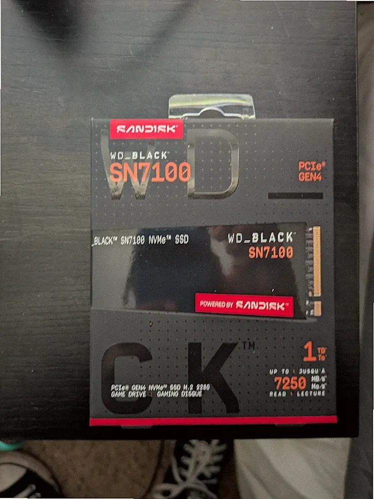 WD BLACK 1TB SN7100 NVMe Gen4 PCIe M.2 2280 Brand New Sealed